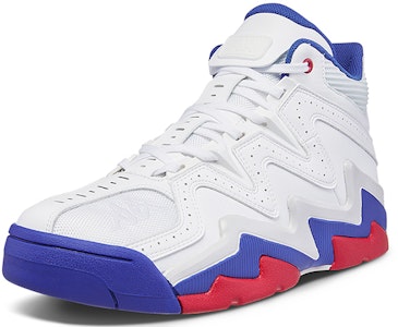 Kappa 经典高帮篮球鞋'白蓝' K0955CC72D-001 Order Kappa 经典高帮篮球鞋'白蓝' K0955CC72D-001