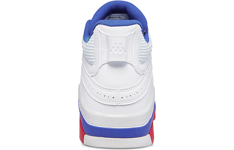 Lookbook Kappa 運動拼色 高筒 復古籃球鞋 男款 白藍