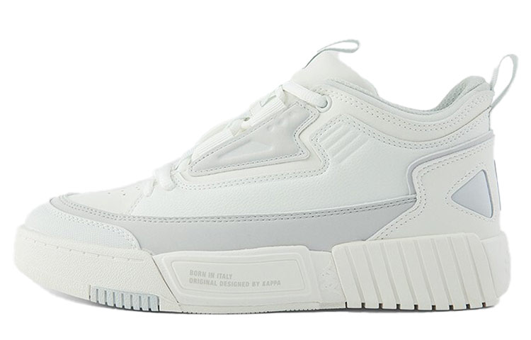 Buy Kappa 串標 高筒 復古籃球鞋 男女同款 白灰