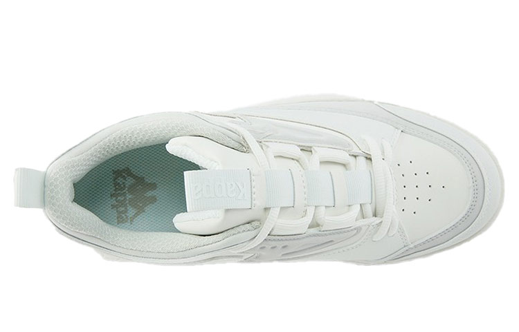 Lookbook Kappa 串標 高筒 復古籃球鞋 男女同款 白灰