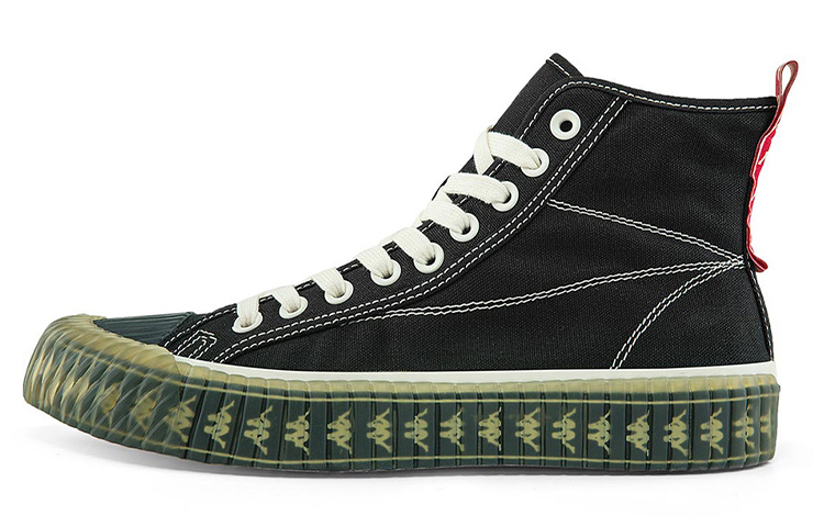 Kappa High-Top Skate 'Black String Logo' K0AW5VS12-990