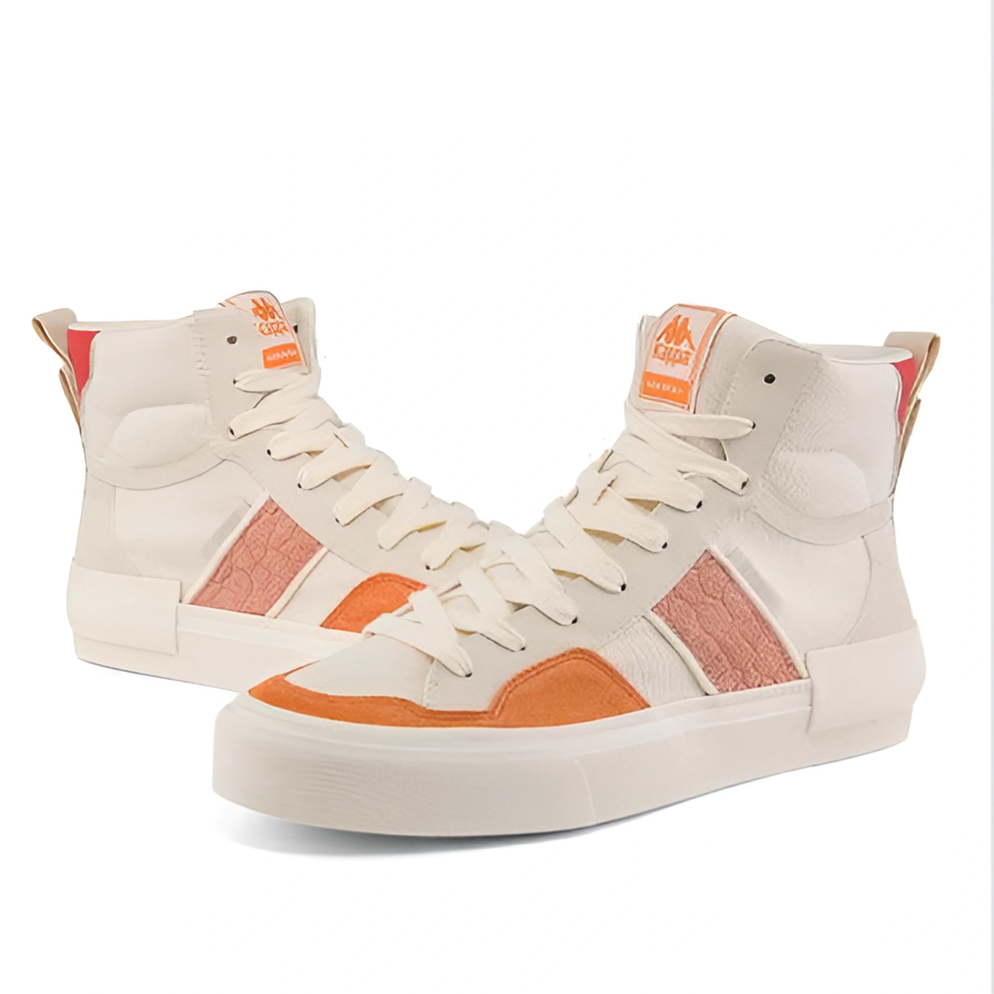Kappa High-Top Skate Sneakers 'Brandy Sweet Potato' 圖 4