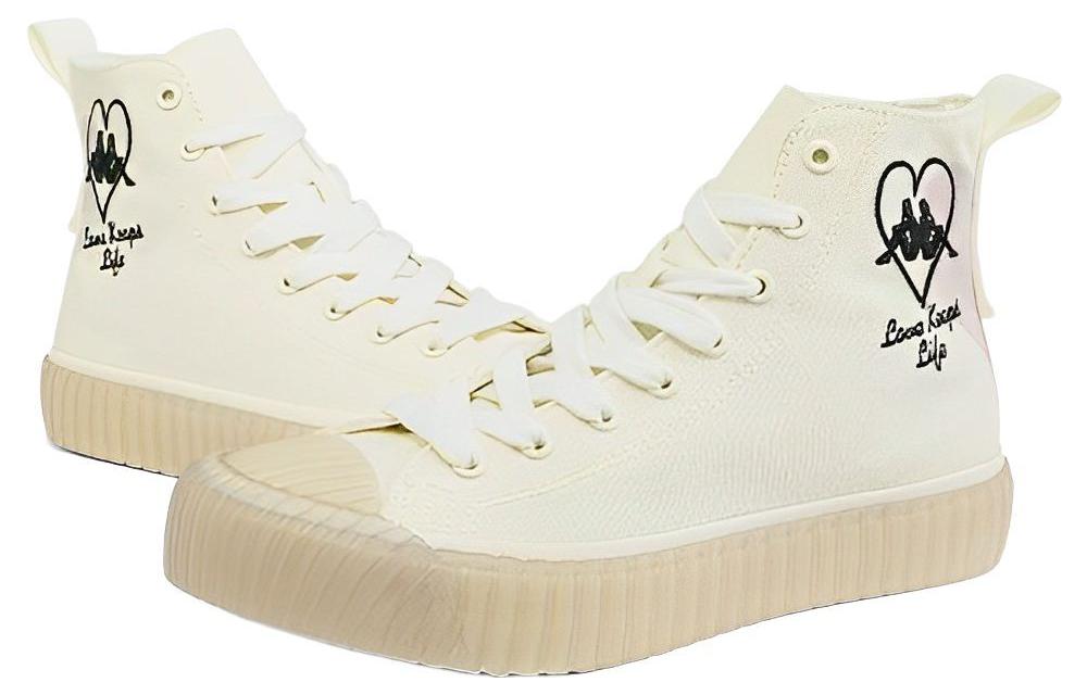Kappa High-Top Sneaker 'Beige Black' 圖 2