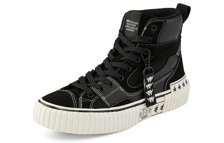 Kappa High-Top Sneaker 'Black' 圖 2