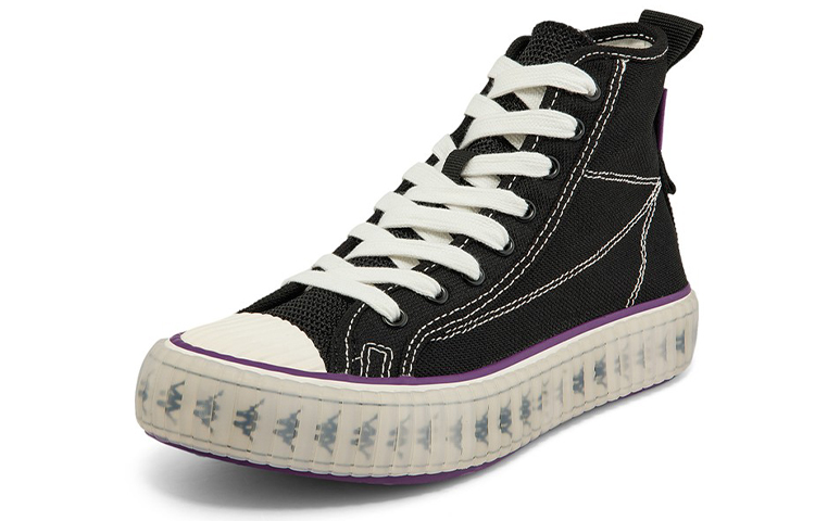 Kappa High-Top Sneaker 'Black' 圖 2