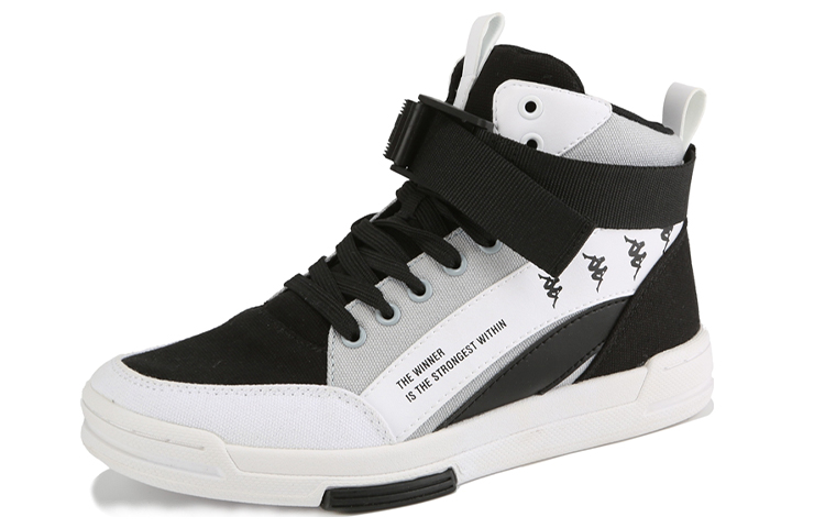 Kappa High-Top Sneaker 'Black and White' 圖 3