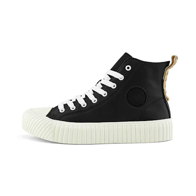 Kappa High-Top Sneaker 'Black Leather'