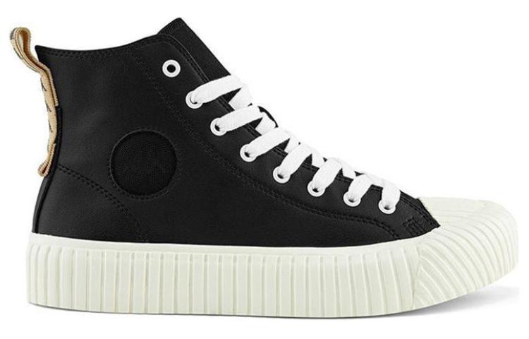Kappa High-Top Sneaker 'Black Leather' 圖 2