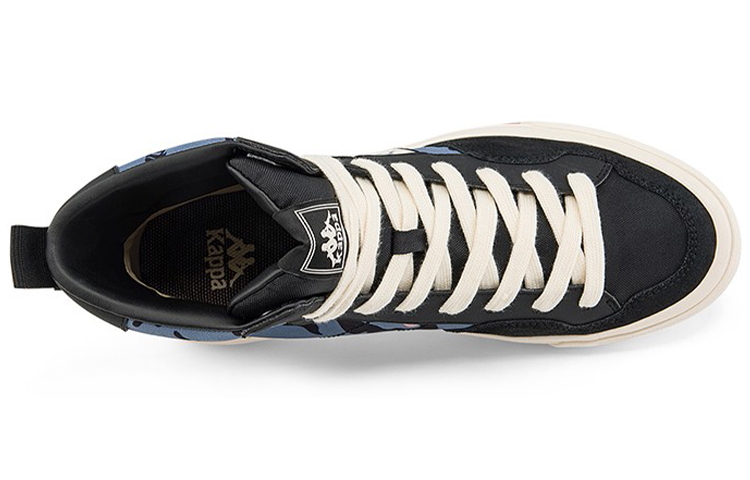 Kappa High-Top Sneaker 'Black White Blue' 圖 3