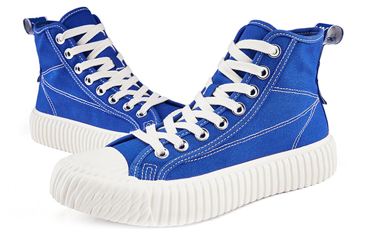 Kappa High-Top Sneaker 'Blue White' 圖 2