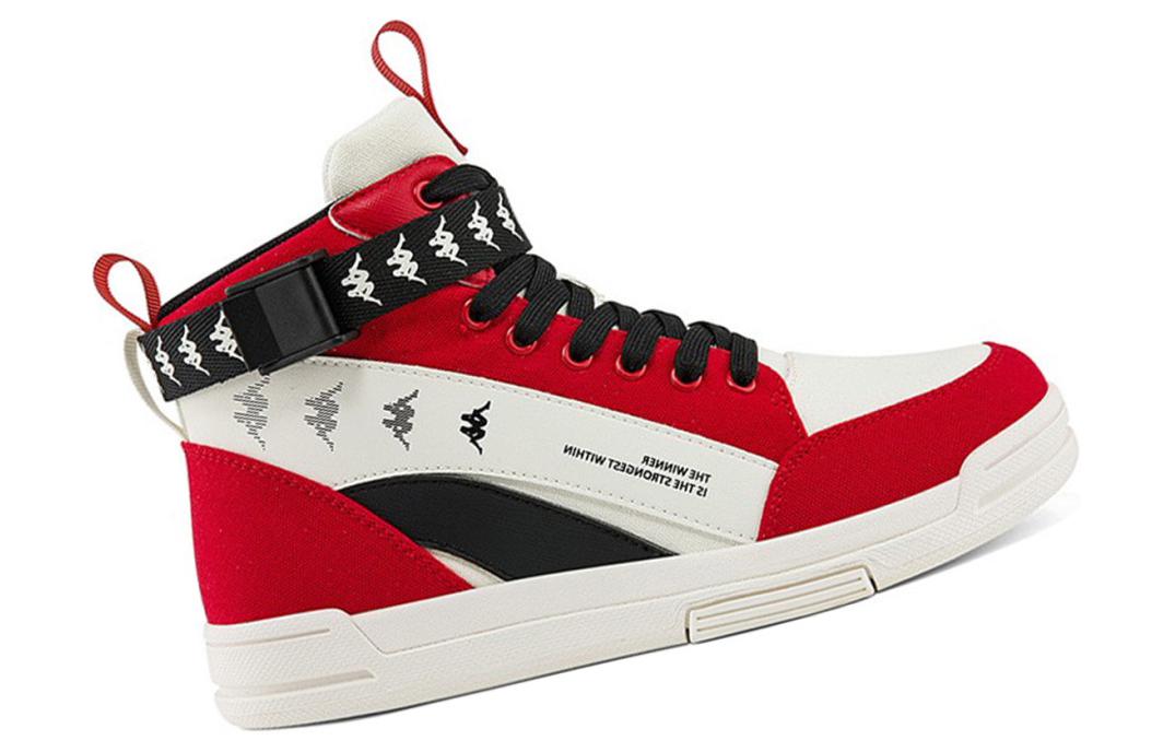 Kappa High-Top Sneaker 'Red Black White' 圖 2