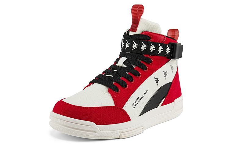 Kappa High-Top Sneaker 'Red Black White' 圖 3
