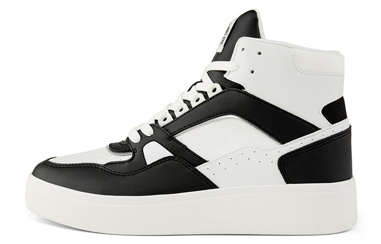 Kappa High-Top Sneakers 'Black White'