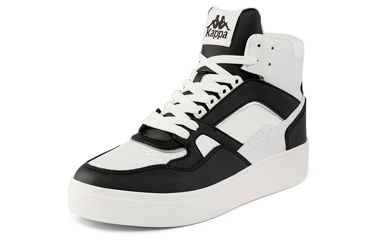 Kappa High-Top Sneakers 'Black White' 圖 2