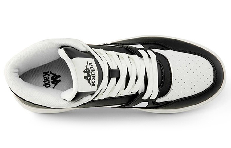 Kappa High-Top Sneakers 'Black White' 圖 3