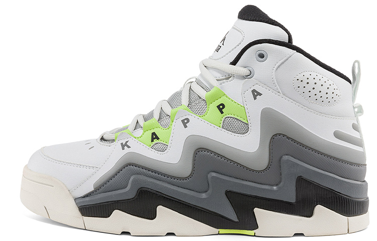 Kappa High-Top Sneakers 'Glacier Grey/Shadow Grey/Green'