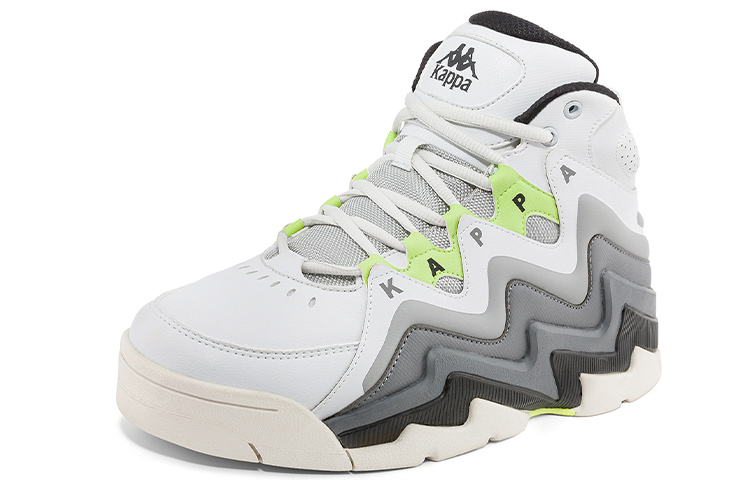 Kappa High-Top Sneakers 'Glacier Grey/Shadow Grey/Green' 圖 2