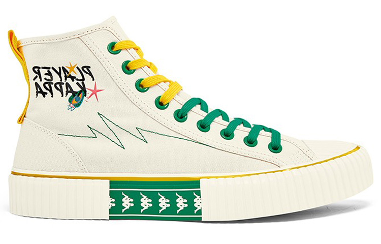 Kappa High-Top Sneakers 'Shuang Biao White' 圖 2