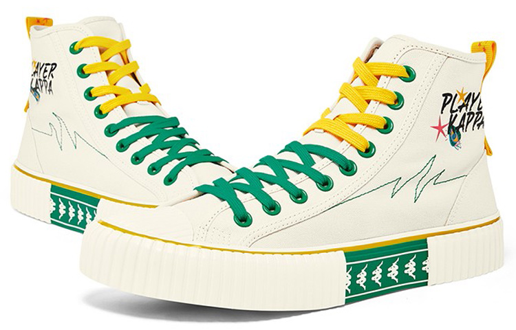 Kappa High-Top Sneakers 'Shuang Biao White' 圖 4