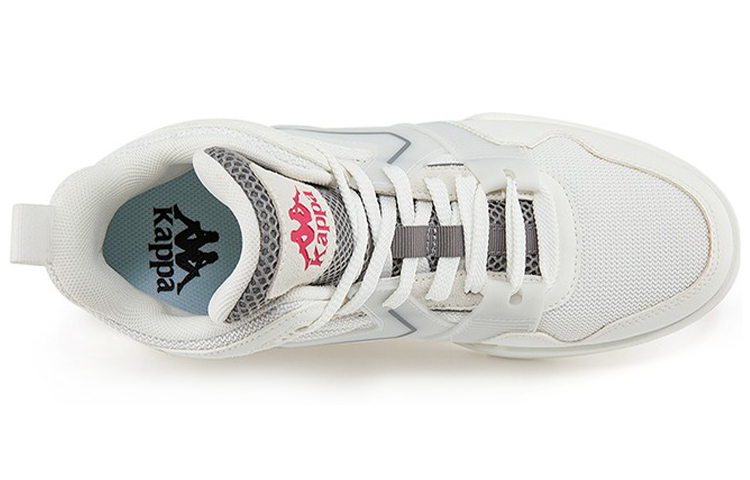 Lookbook Sneakers Kappa High-Top 'Putih dan Abu-abu' K0BZ5CC12D-001