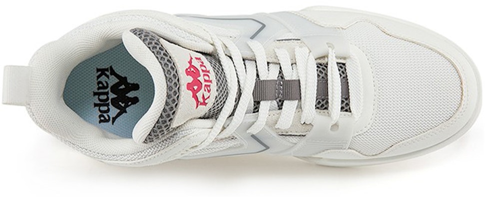 Kappa High-Top Sneakers 'White and Grey' K0BZ5CC12D-001 Lookbook Kappa High-Top Sneakers 'White and Grey' K0BZ5CC12D-001