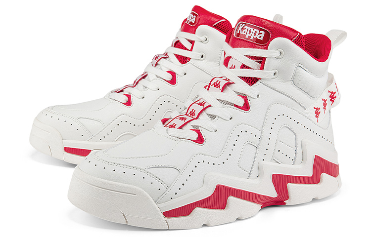 Lookbook Kappa高帮运动鞋‘白樱桃红’ K0BZ5CC71D-012