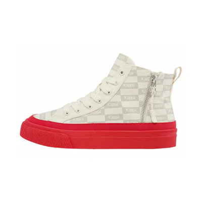 Kappa High-Top Sneakers 'White Red'