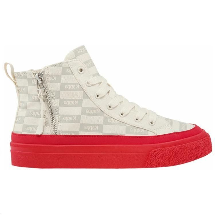 Kappa High-Top Sneakers 'White Red' 圖 2