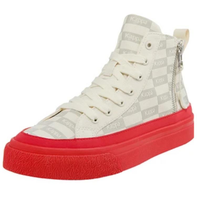 Kappa High-Top Sneakers 'White Red' 圖 4
