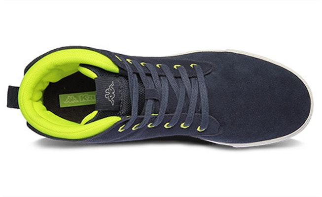 Kappa Suede High-Top Retro 'Biru Gelap' K0455CC90-803 Lookbook Kappa Suede High-Top Retro 'Biru Gelap' K0455CC90-803