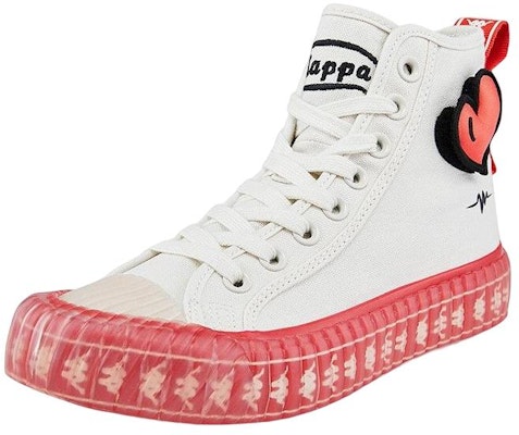 Kappa Kasut Tinggi Kanvas 'Egret White' KPCTEVS95-024 Order Kappa Kasut Tinggi Kanvas 'Egret White' KPCTEVS95-024