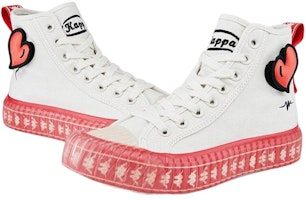Kappa Kasut Tinggi Kanvas 'Egret White' KPCTEVS95-024 Shop Kappa Kasut Tinggi Kanvas 'Egret White' KPCTEVS95-024