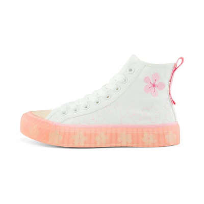 Kappa High-Top Canvas 'White Pink'