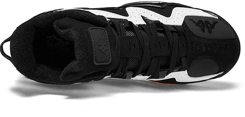 Kappa High-Top Retro Basketball 'Black White Patchwork' K09Y5CC72-990 Lookbook Kappa High-Top Retro Basketball 'Black White Patchwork' K09Y5CC72-990