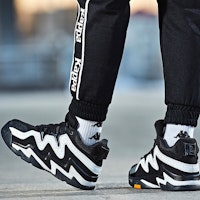 Kappaレトロハイカット「黒白パッチワーク」 K09Y5CC72-990 Purchase Kappaレトロハイカット「黒白パッチワーク」 K09Y5CC72-990