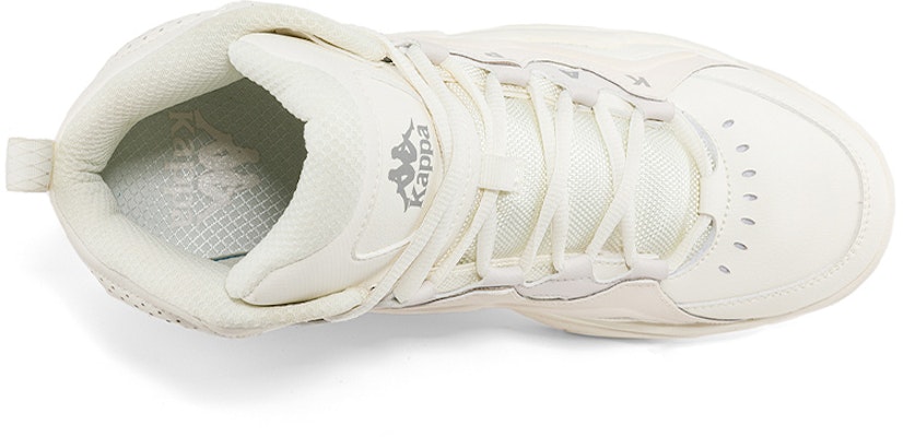 Kappa High-Top Retro Basketball 'Egret White' K0CZ5CC75-0106 Details for Kappa High-Top Retro Basketball 'Egret White' K0CZ5CC75-0106