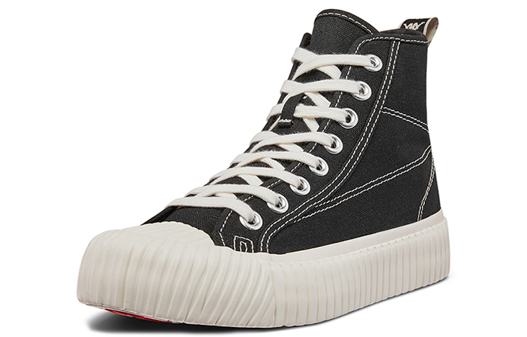 Kappa High-Top Sneaker 'Black' 圖 2