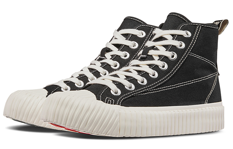 Kappa High-Top Sneaker 'Black' 圖 3