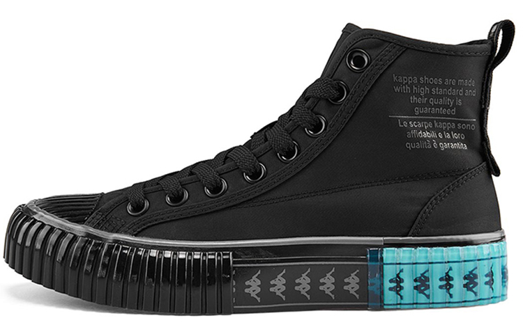 Kappa High-Top Sneaker 'Black'