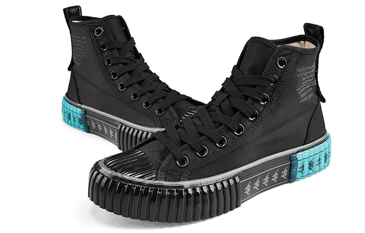 Kappa High-Top Sneaker 'Black' 圖 4