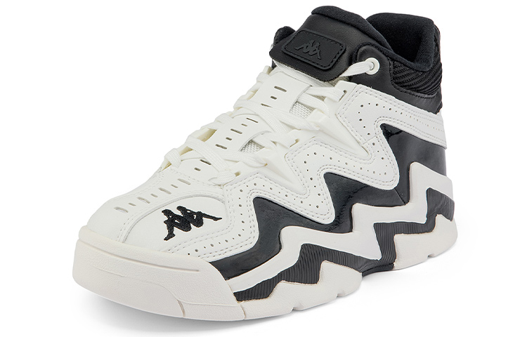Kappa High-Top Sneaker 'Black and White' 圖 2