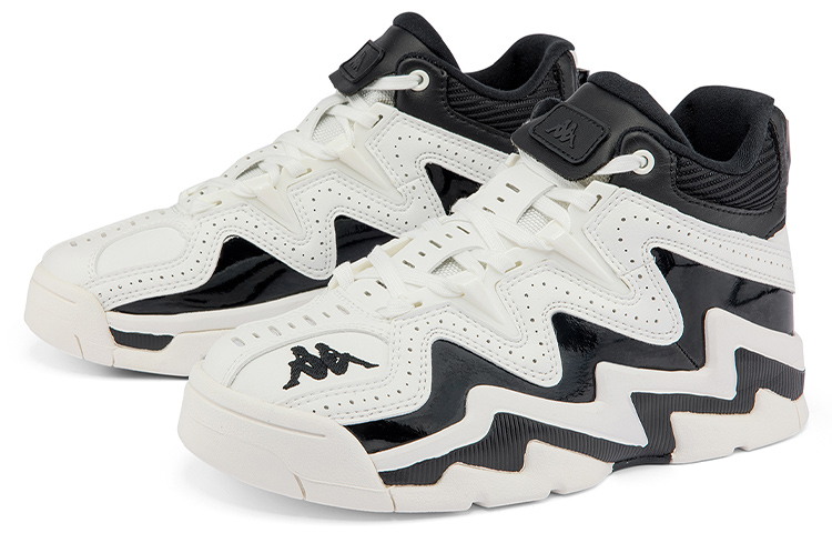Kappa High-Top Sneaker 'Black and White' 圖 3