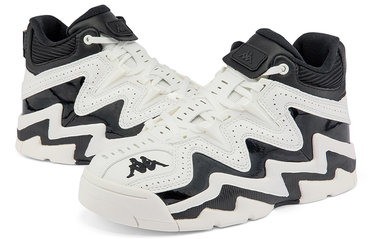 Kappa High-Top Sneaker 'Black and White' 圖 4