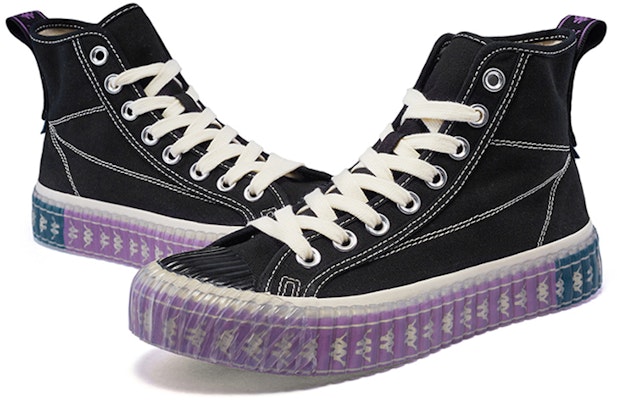 カッパ ハイカットスニーカー 黒紐 (Kappa haikattosunīkā kurohimo) K0AW5VS50D-990 Shop カッパ ハイカットスニーカー 黒紐 (Kappa haikattosunīkā kurohimo) K0AW5VS50D-990