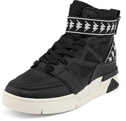 Kappa High-Top Sneaker 'Black Leather' K0BZ5CC52-990 Order Kappa High-Top Sneaker 'Black Leather' K0BZ5CC52-990