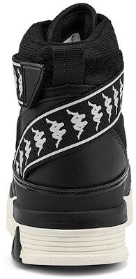 Kappa High-Top Sneaker 'Black Leather' K0BZ5CC52-990 Details for Kappa High-Top Sneaker 'Black Leather' K0BZ5CC52-990