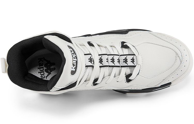 Kappa High-Top Sneaker 'Black White' 圖 5