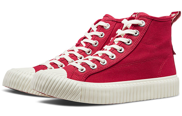 Kappa High-Top Sneaker 'Dark Red' 圖 5