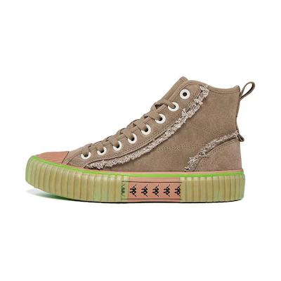 Kappa High-Top Sneaker 'Red Brown Trendy'