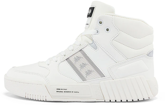 Kappa ハイカットスニーカー 白/グレー K0BZ5CC34-012 Buy Kappa ハイカットスニーカー 白/グレー K0BZ5CC34-012